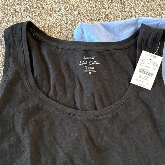 J. Crew Factory Black and Blue Tops - Picture 2 of 4